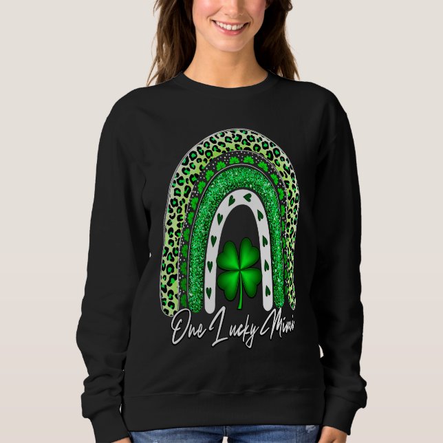 Moletom One Lucky Mimi Matching Family St Patricks Day Mim (Frente)