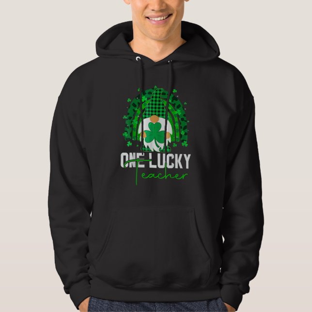 Moletom One Lucky Shamrock Teacher St Patricku2019s Day 1 (Frente)