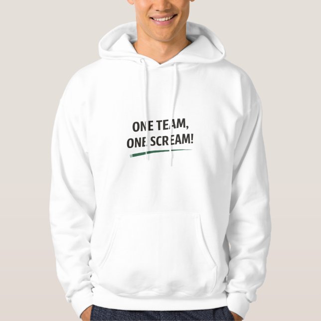 Moletom One Team One Scream Shared Victory Soccer (Frente)