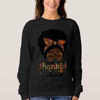 Moletom One Thankful Aunt Afro American Women Fall Thanksg