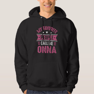 Moletom Onna para Mulheres Meus Favoritos me chamam de Onn