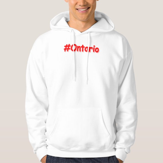 Moletom "#Ontário " Design bonito. Comprar Agora (Frente)