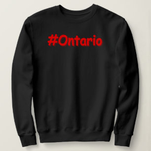 Moletom "#Ontário " Design bonito. Comprar Agora