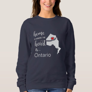 Moletom Ontario Home é onde está o coração