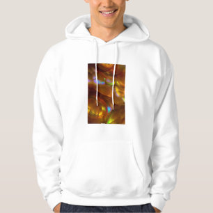 Moletom Opala de fogo laranja iridescente