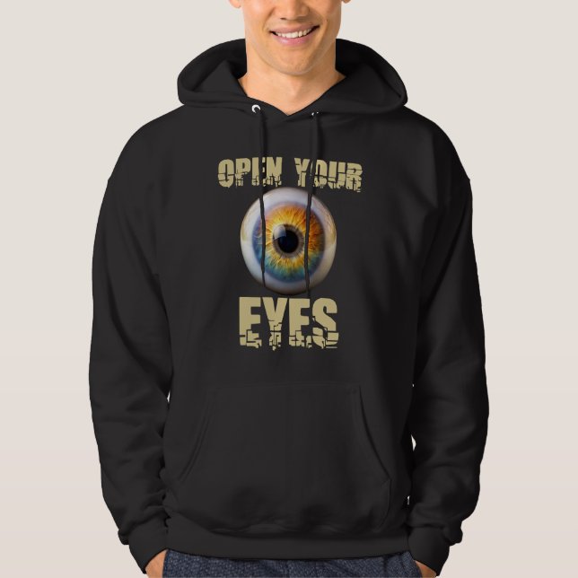 Moletom Open Your Eyes, Eyeball Design (Frente)