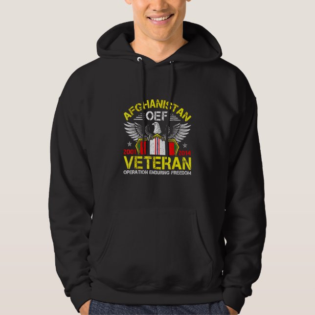 Moletom Operação Oef Veteran Tee Afege Durando Livre (Frente)