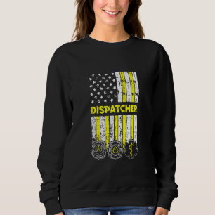 Moletom Operador Americano Flag 911 Expede Fogo Policial