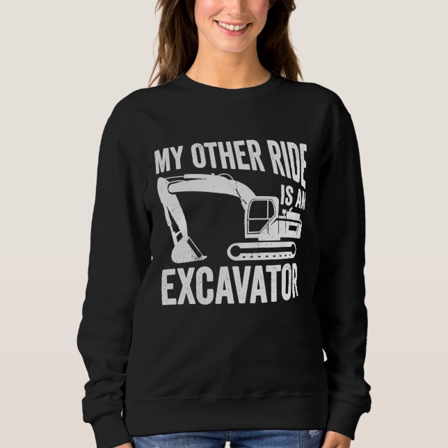 Moletom Operador de Equipamento Pesado Escavadeira (Frente)