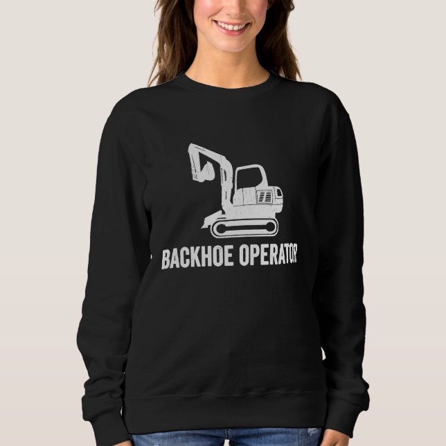 Moletom Operador de Escavadeira Retroescavadeira (Frente)
