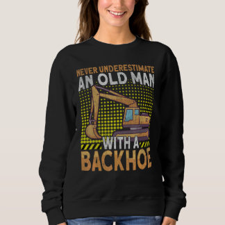 Moletom Operador de retroescavadeira masculina Operador de