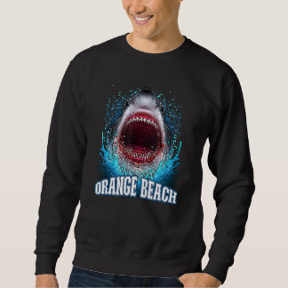 Moletom Orange Beach Alabama Vacing Excelente White Shark
