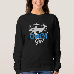 Moletom Orca Gráfico Para Mulheres Meninas Crianças Balei
