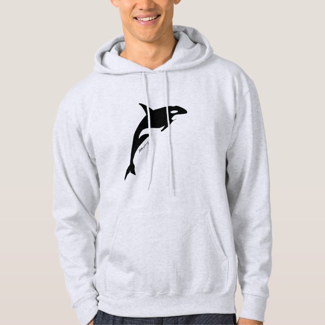 Moletom Orca Hoody (Coleção de Silhuettes Oceanos) (Frente)