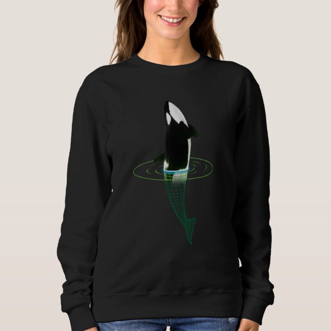 Moletom Orca Killer Whale Sea Panda Portal Futurística Esp (Frente)