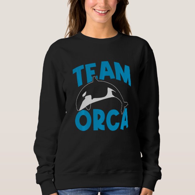 Moletom Orcas  Orca  Team Orca Whales Swea (Frente)