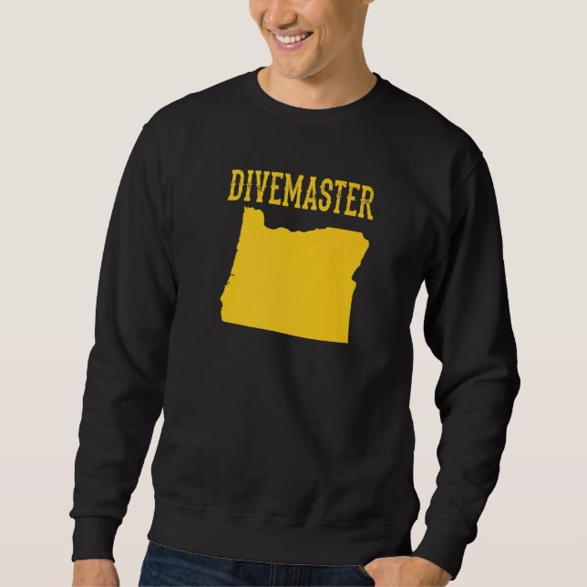 Moletom Oregon Divemaster Scuba Divino Instrutor Dive Fla (Frente)