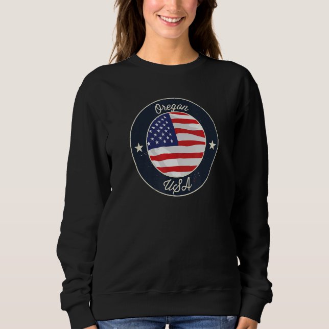 Moletom Oregon State Souvenir Retro Graphic (Frente)