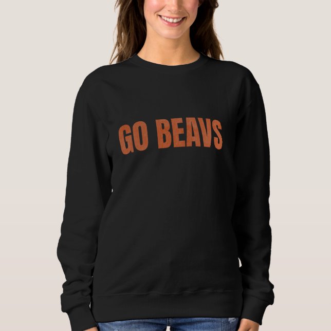 Moletom Oregon The Beaver State So We Say Go Beavs! (Frente)