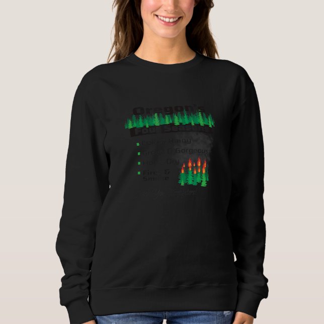 Moletom Oregon's Four Seasons Obrigado Bombeiros (Frente)
