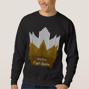 Moletom Orgânica Organista Música Church Música Motif Ide