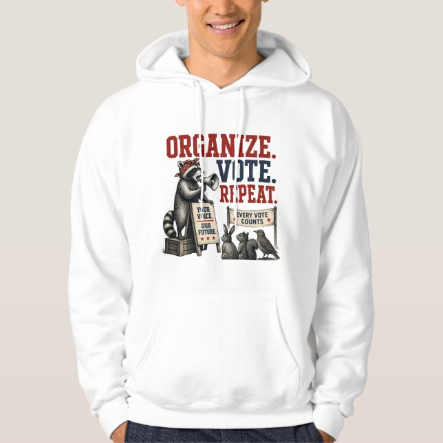 Moletom Organize. Vote. Repita. (Frente)