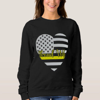 Moletom Orgulho 911 Esposa do Expedidor Bandeira Americana