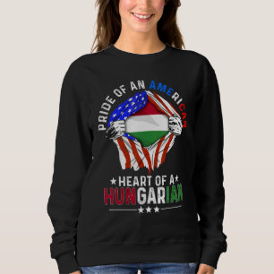 Moletom Orgulho Americano Húngaro América Estrangeiro Hung