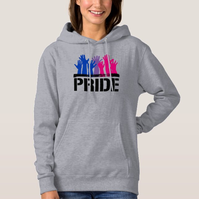 Moletom Orgulho Bissexual Juntos (Frente)