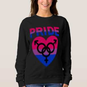 Moletom Orgulho Bissexual LGBTQIA+ Amor e Apoio Bi Homens