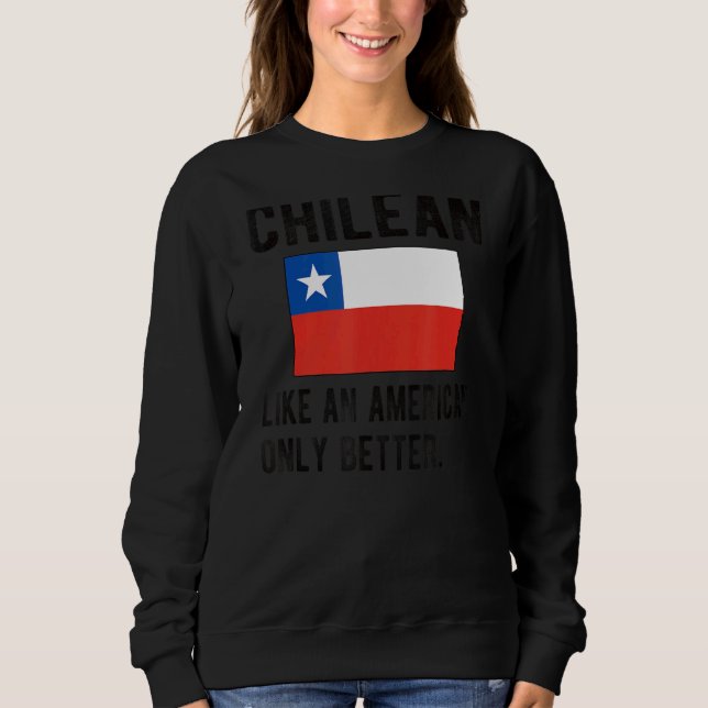 Moletom Orgulho da Bandeira do Chile Nascer Raízes Chilena (Frente)