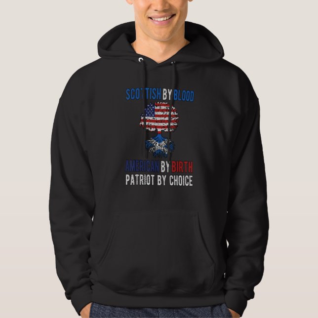 Moletom Orgulho da Scottish American Flag Scotland Usa (Frente)