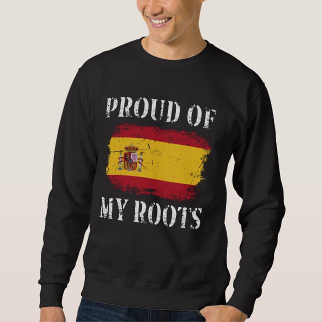 Moletom Orgulho Das Minhas Raízes Espanholas Espanha De Ba (Frente)