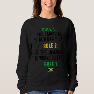 Moletom Orgulho das regras jamaicanas na Jamaica Bandeira 