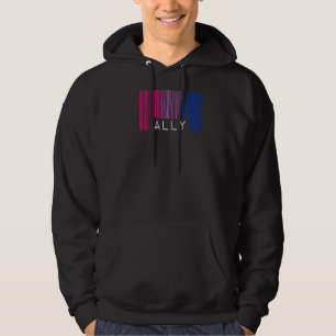 Moletom Orgulho de Código de Barras Bissexual Ally Queer E