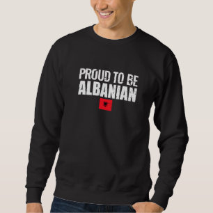 Moletom Orgulho de ser albanês Bandeira albanesa orgulhosa