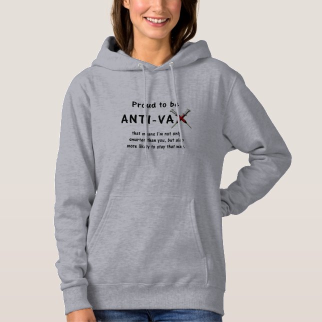 Moletom Orgulho de ser anti-vaxx! (Frente)