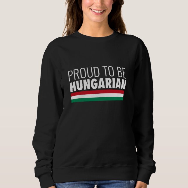 Moletom Orgulho De Ser Bandeira Húngara (Frente)