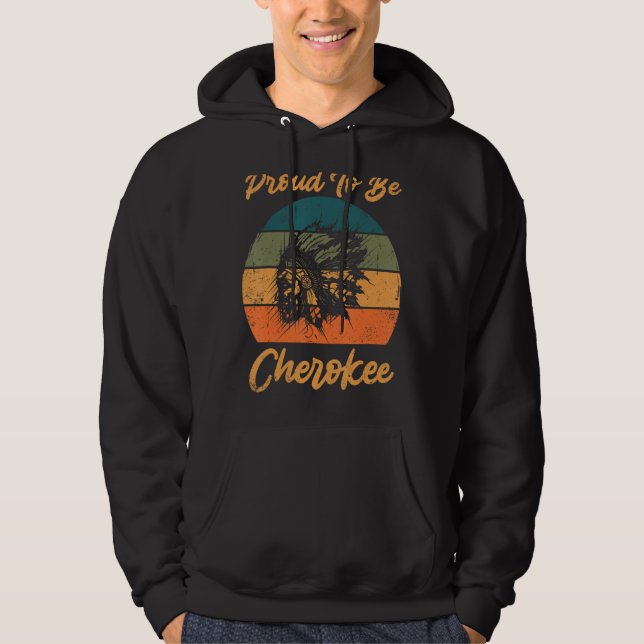 Moletom Orgulho De Ser Cherokee Nativo Americano (Frente)