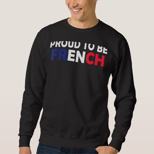 Moletom Orgulho De Ser Francês Eu Amo França Bandeira Fran (Frente)