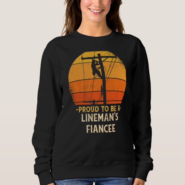 Moletom Orgulho De Ser Lineman Fiancée Electric Cable Elec (Frente)