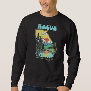 Moletom Orgulho do Estado de Vintage no Macon Georgia Outd