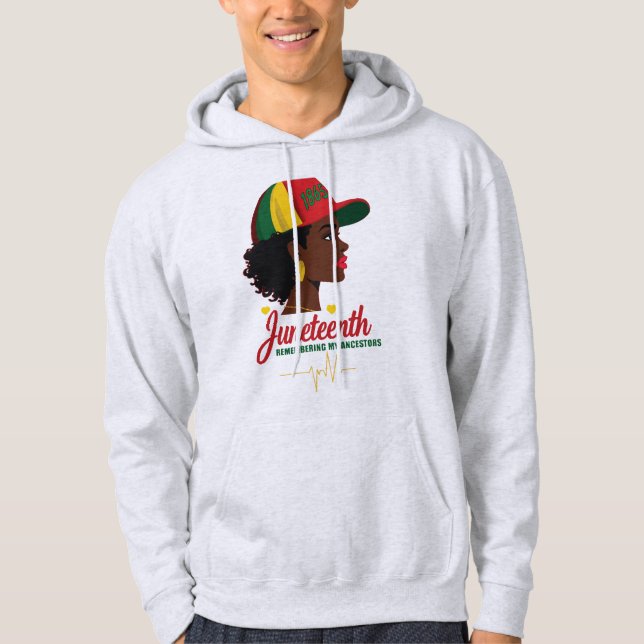 Moletom Orgulho do Juneteenth – Tributo ao Patrimônio de 1 (Frente)