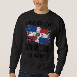 Moletom Orgulho Dominicano Está Aqui Bandeira Da República