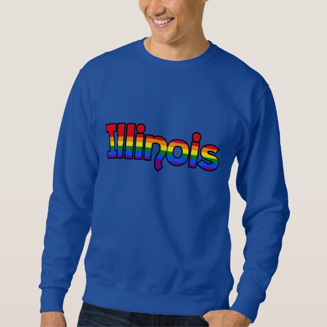 Moletom Orgulho estadual de Illinois - Sweatshirt (Frente)
