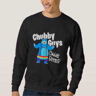Moletom Orgulho gay Bear Cara Do Chubby Cuddle Melhor Lgbt