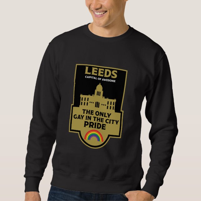 Moletom Orgulho Gay de Leeds - Leeds Inglaterra LGBT - (Frente)