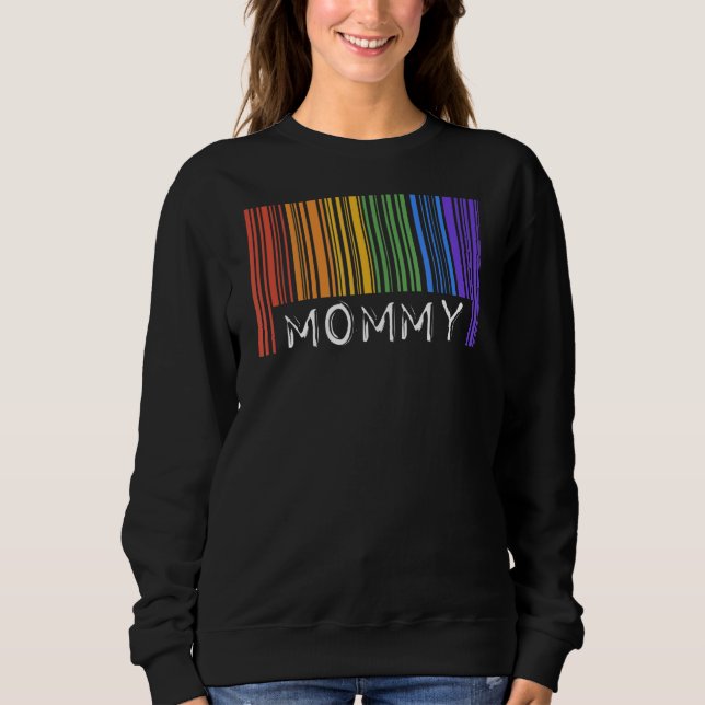 Moletom Orgulho gay de mamãe da  Código de Barras Fila Lés (Frente)