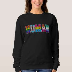 Moletom Orgulho gay Humano Ally Bi Fila Trans Bissexual