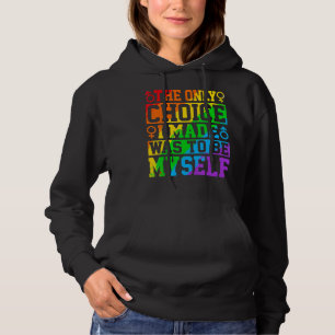 Moletom Orgulho Gay Rainbow A Única Escolha Para Ser Eu Me